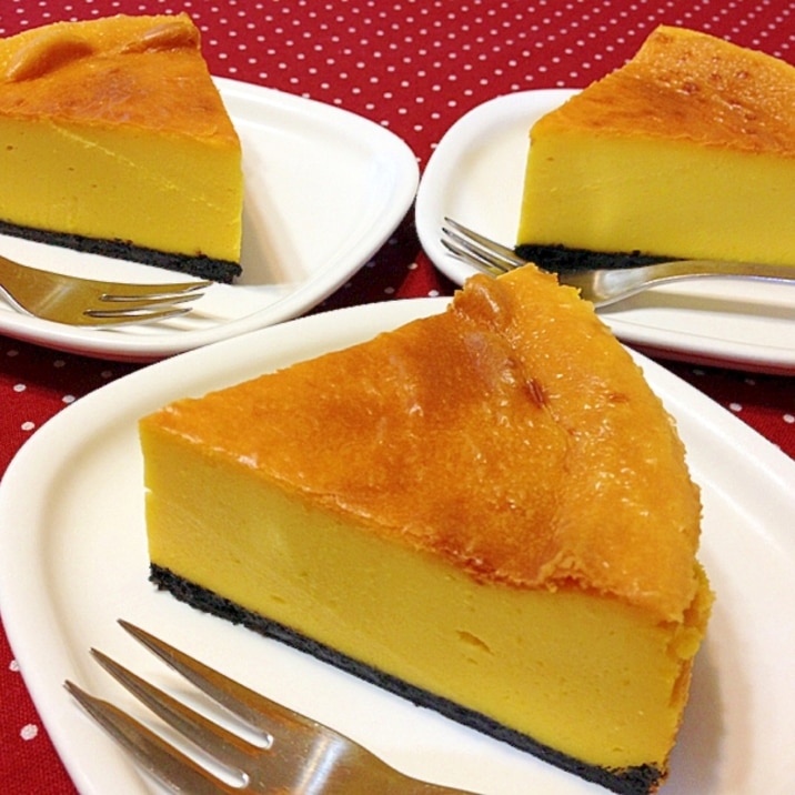 ハロウィン かぼちゃチーズケーキ レシピ 作り方 By 栗皮茶 楽天レシピ ハロウィン かぼちゃチーズケーキ レシピ 作り方 By 栗皮茶 楽天レシピ